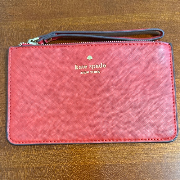 kate spade Handbags - Kate Spade Cherry Red Wristlet